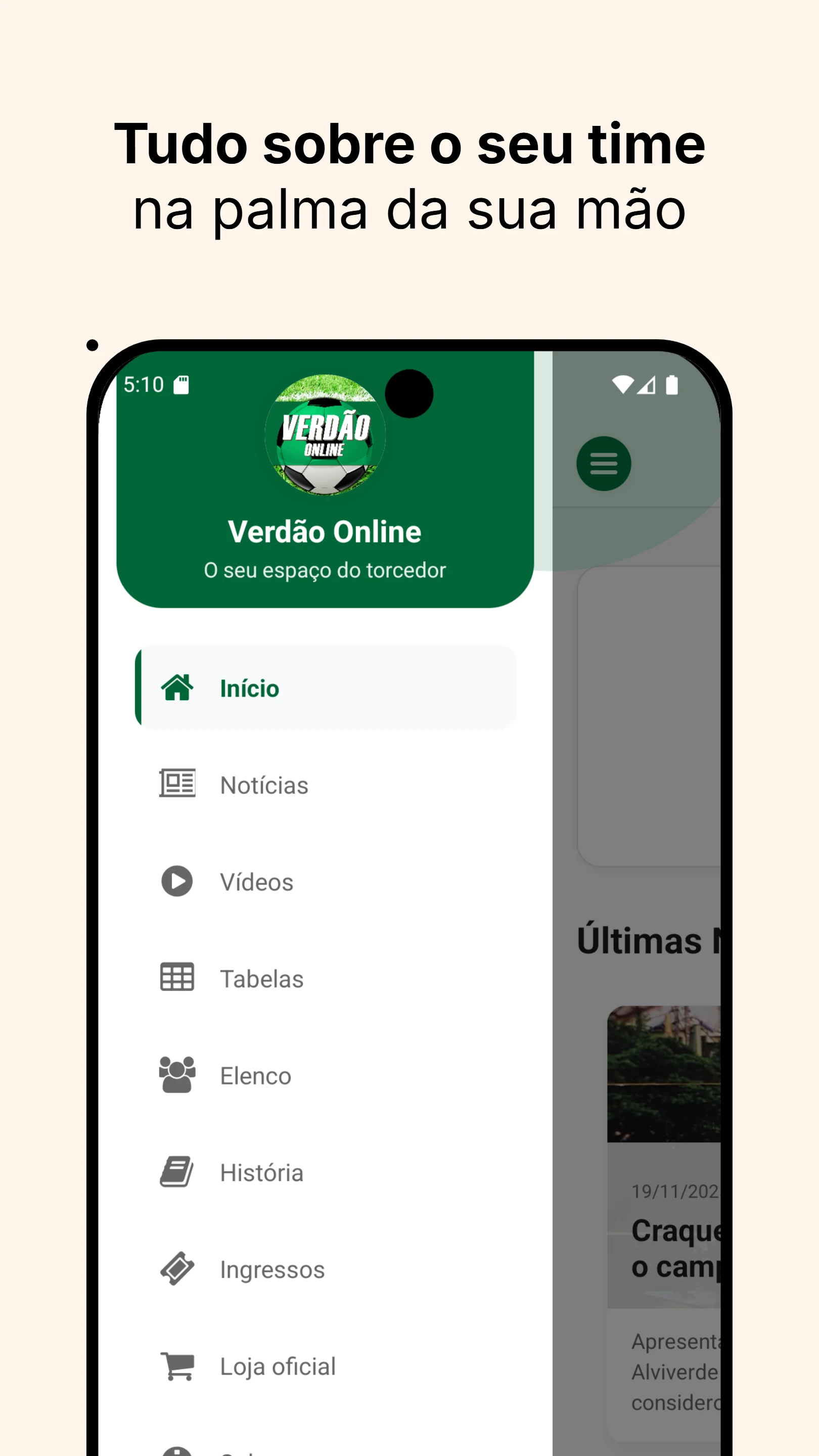 Verdão Online - Torcedores screenshot